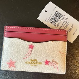 Coach Shooting Star Flat Card Case
